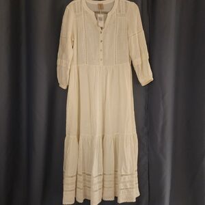 New Magaschoni 100% Heavy Linen Midi Dress